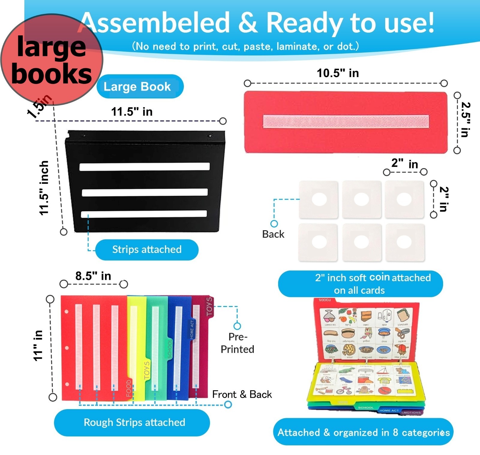 Autism Visual Communication Cards | PECS Book Style | Real Photos or Icons