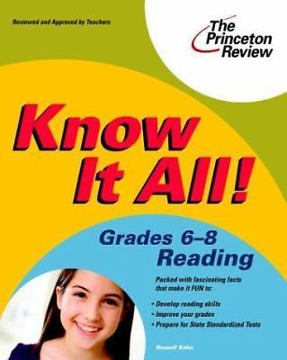 Know It All! Grades 6-8 Reading (K-12 Study Aids)