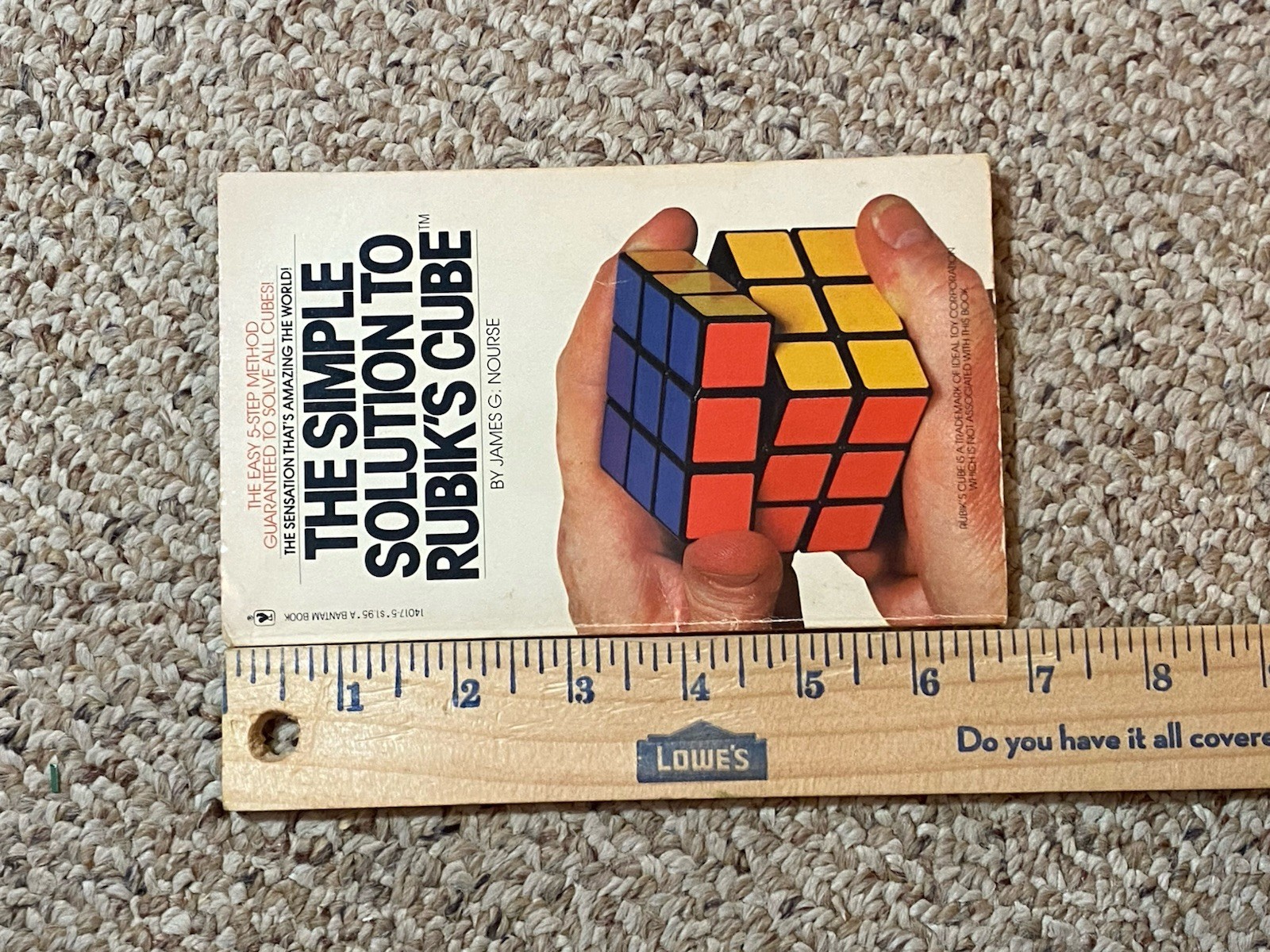 The Simple Solution To Rubik’s Cube By James Nourse Book 1981 Rubiks Method