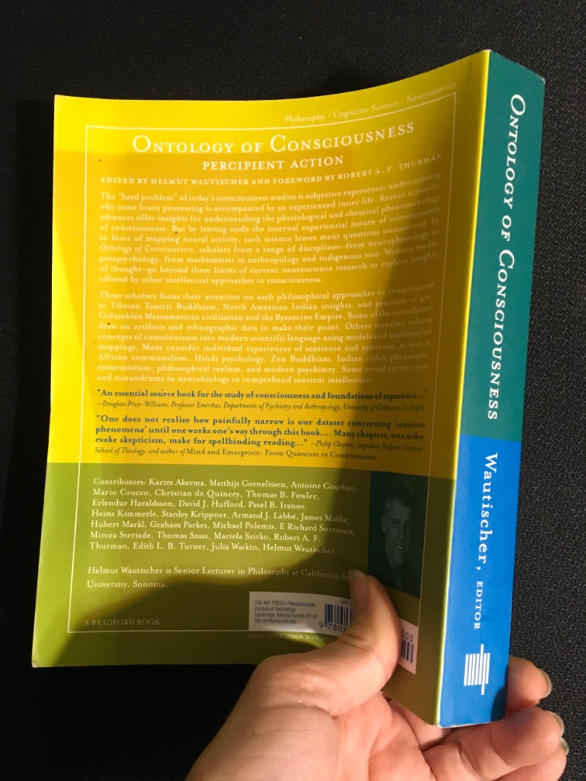 ONTOLOGY OF CONSCIOUSNESS Percipient Action Helmut Wautischer M.I.T. Unmarked PB