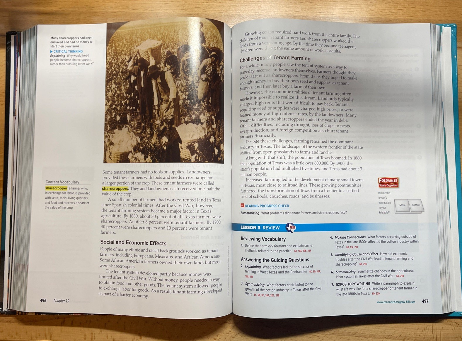 Texas History Textbook 2016 McGraw-Hill Education Hardcover