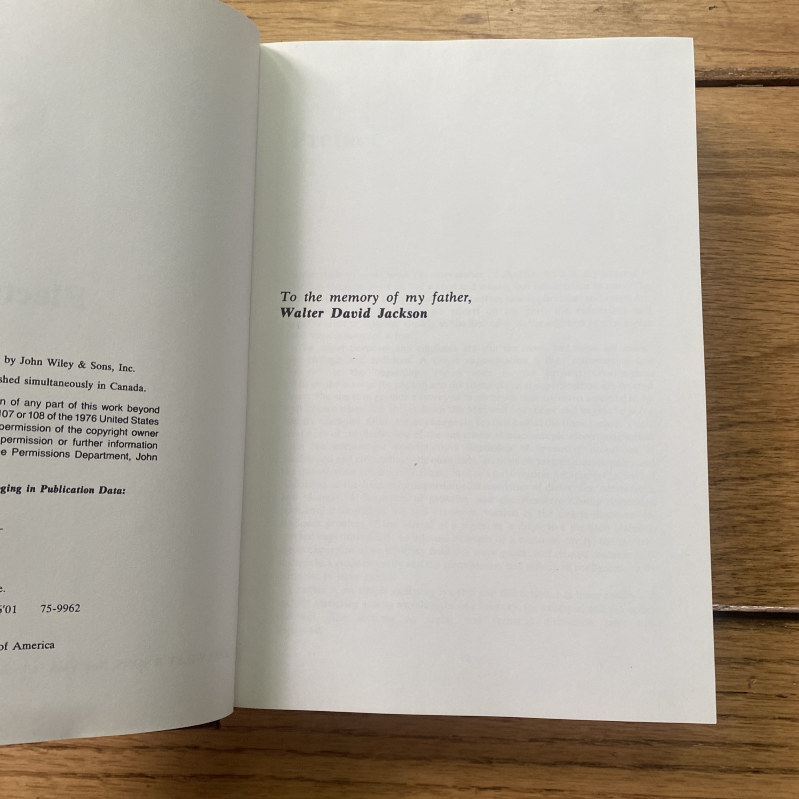 Classical Electrodynamics by John David Jackson 1975 2nd Edition Hardcover Book