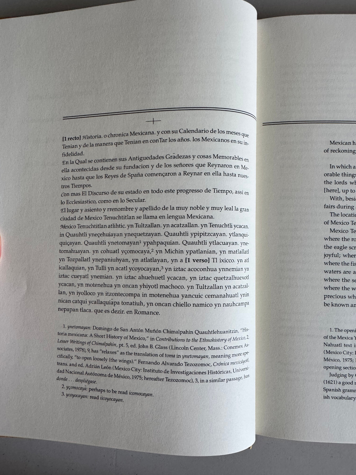 CODEX CHIMALPAHIN – VOLUME 1 -1997- HARDBACK BOOK