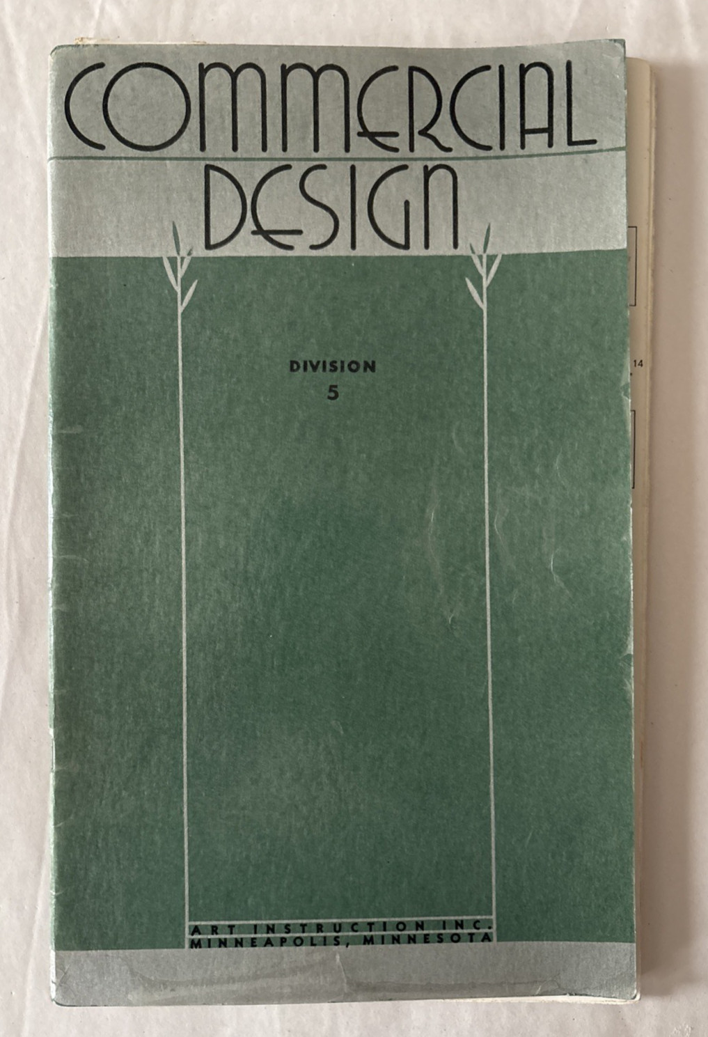 COMMERCIAL DESIGN-LOT of FIVE VINTAGE TEXTBOOKS-1940s