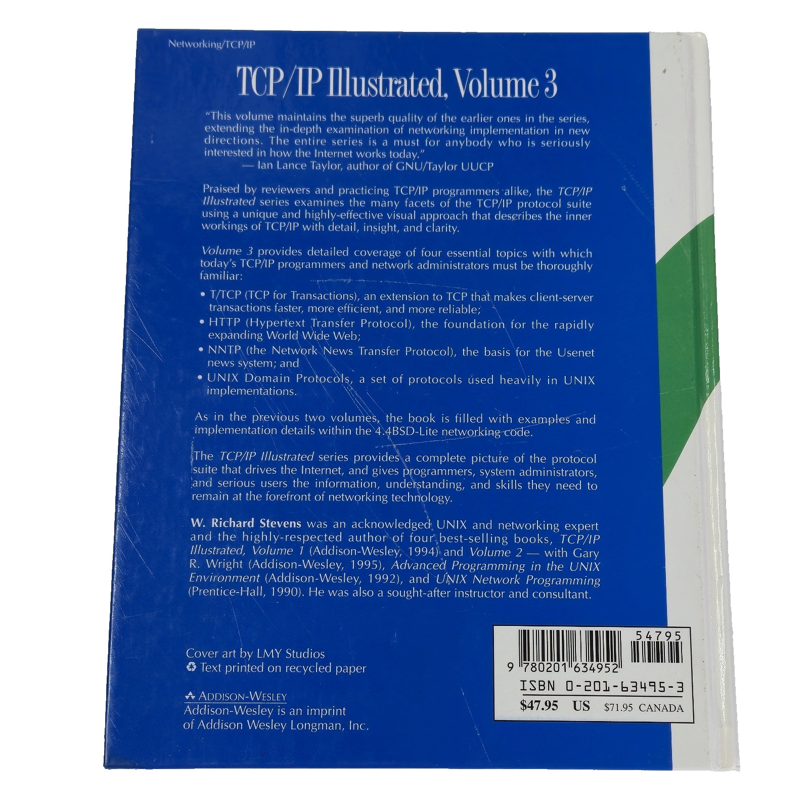 TCP/IP Illustrated: Volume 3 TCP Transactions HTTP NNTP Unix Domain Protocols