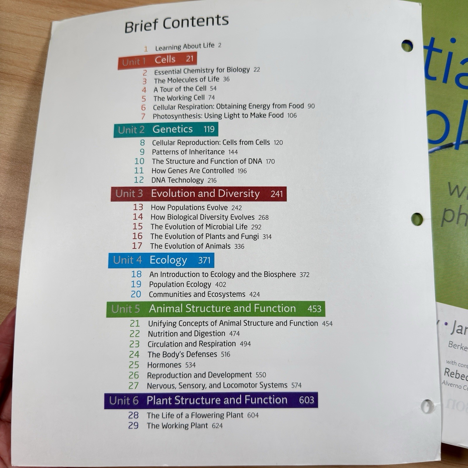 Campbell Essential Biology with Physiology 6th Books a La Carte Pearson