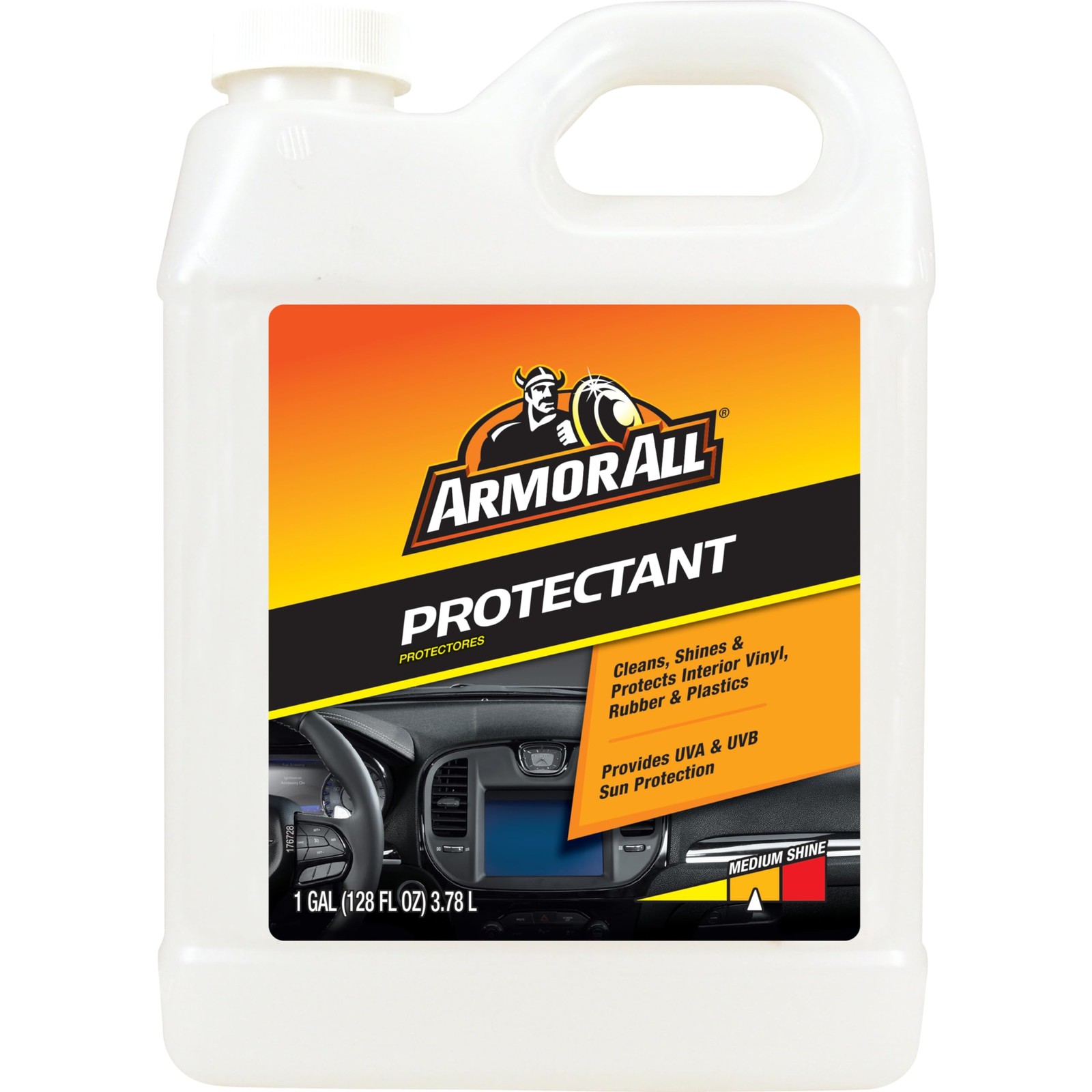 Armor All Car Protectant Refill Car Interior Cleaner with UV Protection 1 Gal