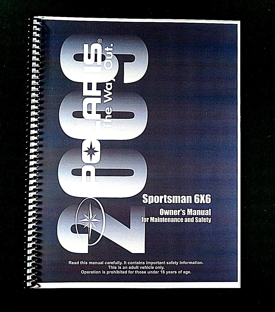 2009 Polaris Sportsman 6X6 ATV Owner’s Manual: 136 Pages & Protective Covers