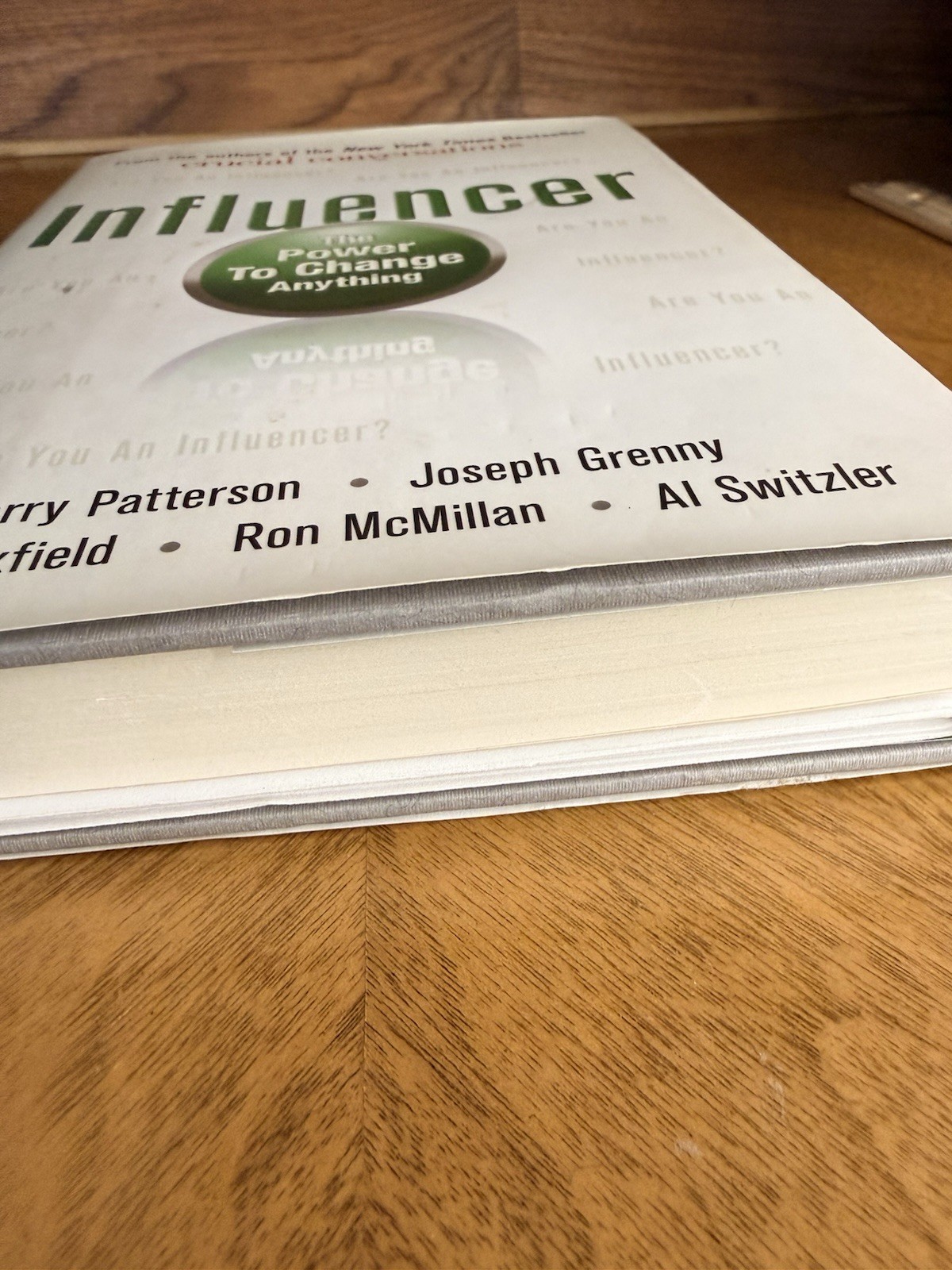 Influencer: The Power to Change Anything Hardcover By Patterson, Kerry, Grenny