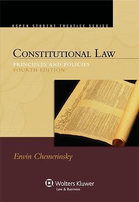 Constitutional Law: Principles and Policies – 0735598975, paperback, Chemerinsky
