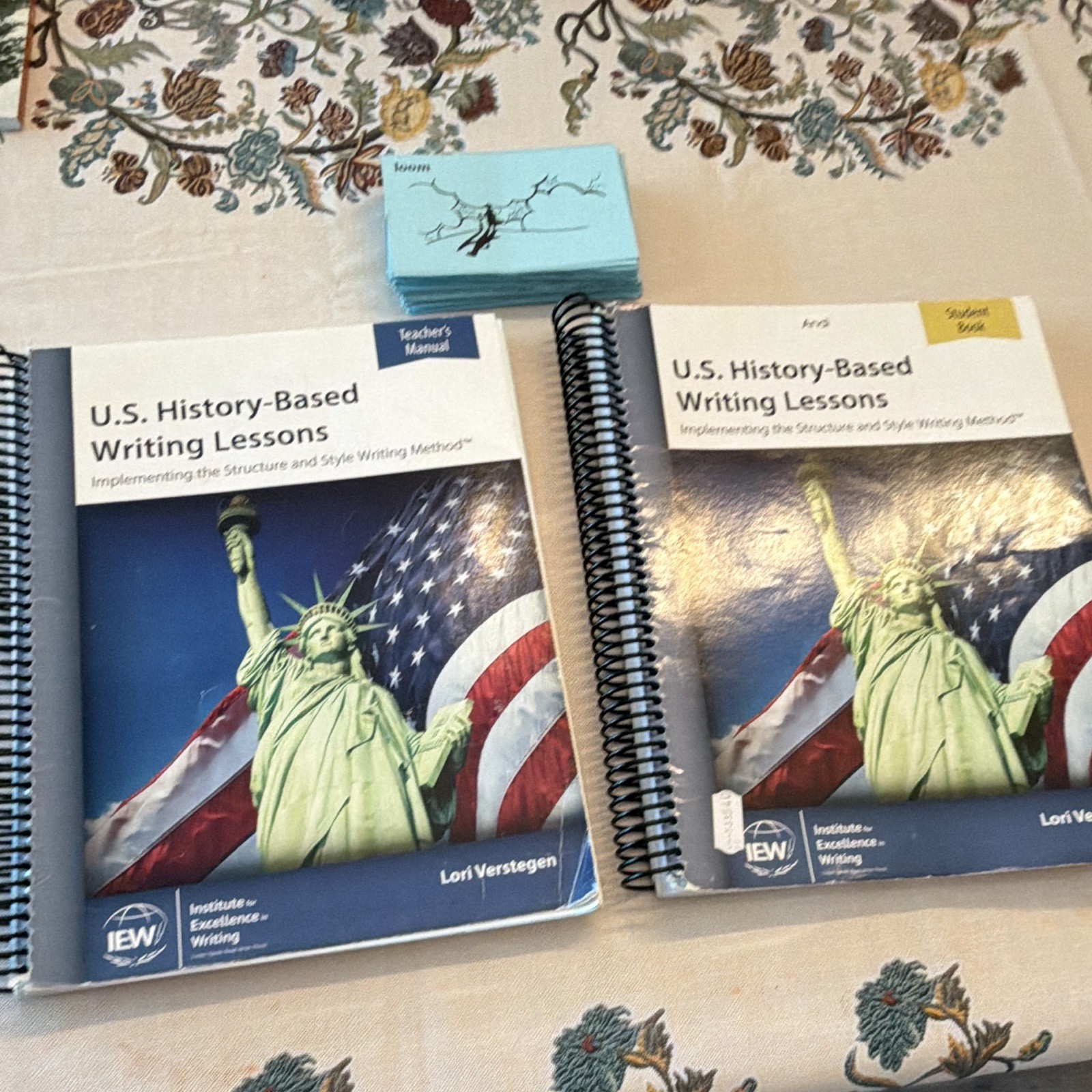 IEW U.S. History-Based Writing Lessons TM + Student Book Spiral Lori Verstegen