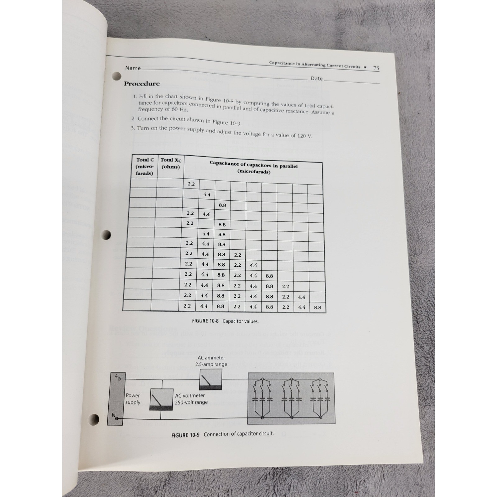 Experiments in Electricity for use with Lab-Volt 5th Edition Stephen L Herman