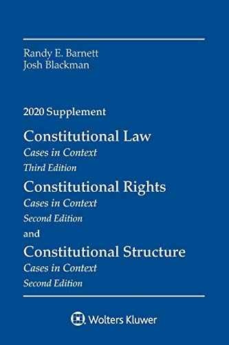 Constitutional Law: – Paperback, by Barnett Randy E.; – Very Good j