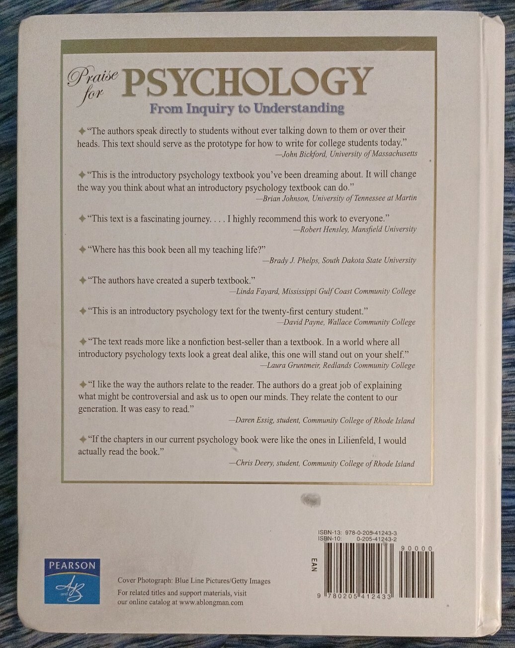 PSYCHOLOGY: From Inquiry to Understanding (2009 Hardback Book)