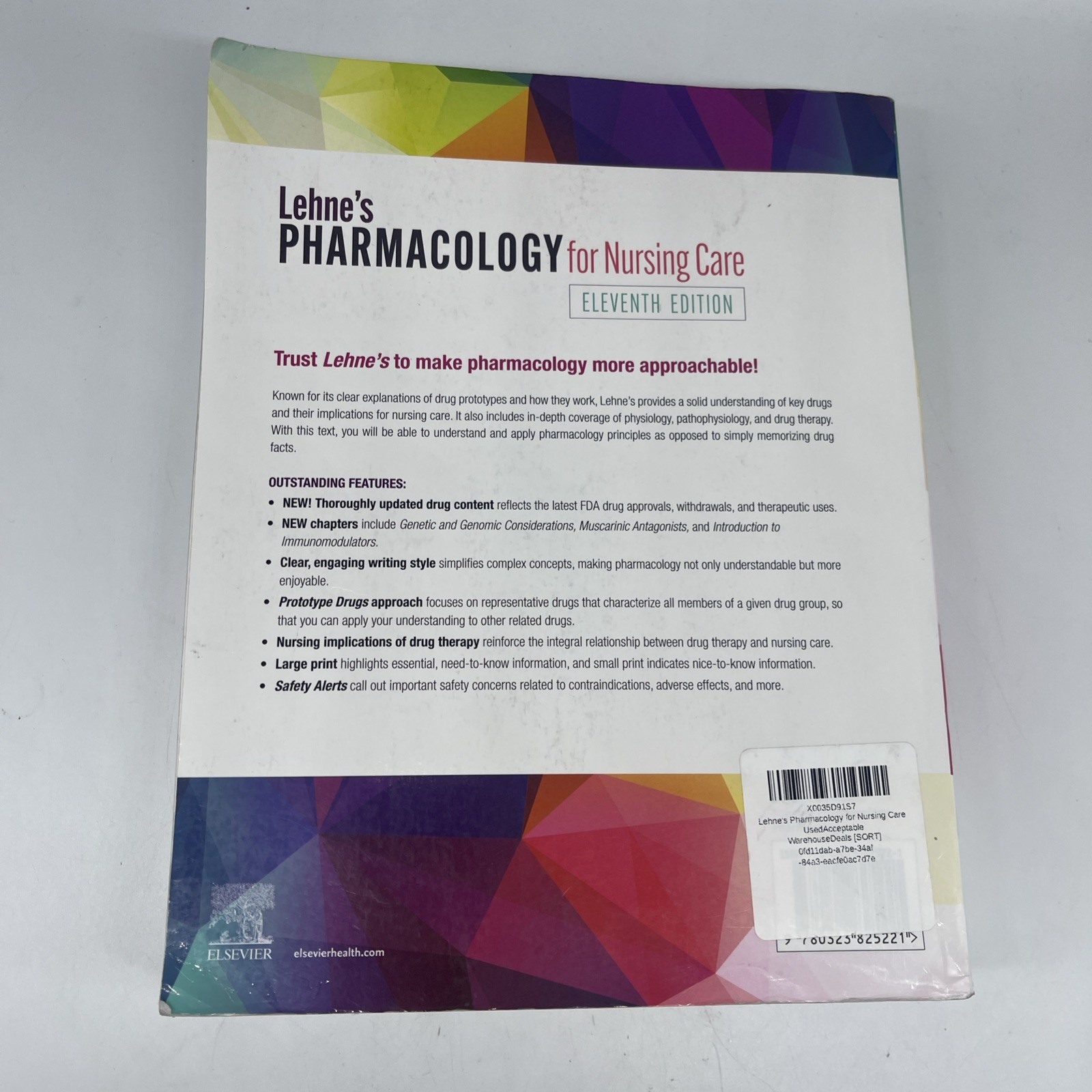 Lehne’s Pharmacology for Nursing Care Eleventh Edition Burchum Paperback