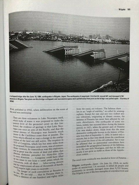 Encyclopedia of Earthquakes and Volcanoes by Gates & Ritchie, 346 pages clean
