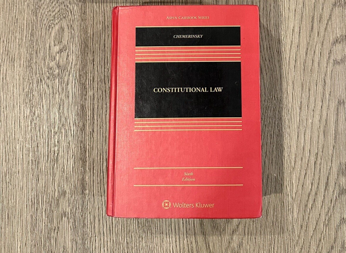 Aspen Casebook Ser.: Constitutional Law by Erwin Chemerinsky (2019, Book, Other)