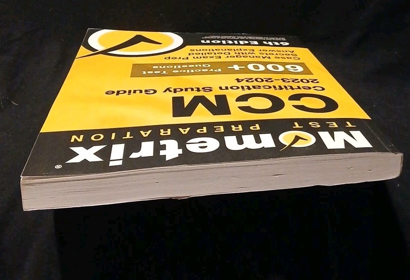 CCM Certification Study Guide – Paperback, by Bowling Matthew – GOOD CONDITION