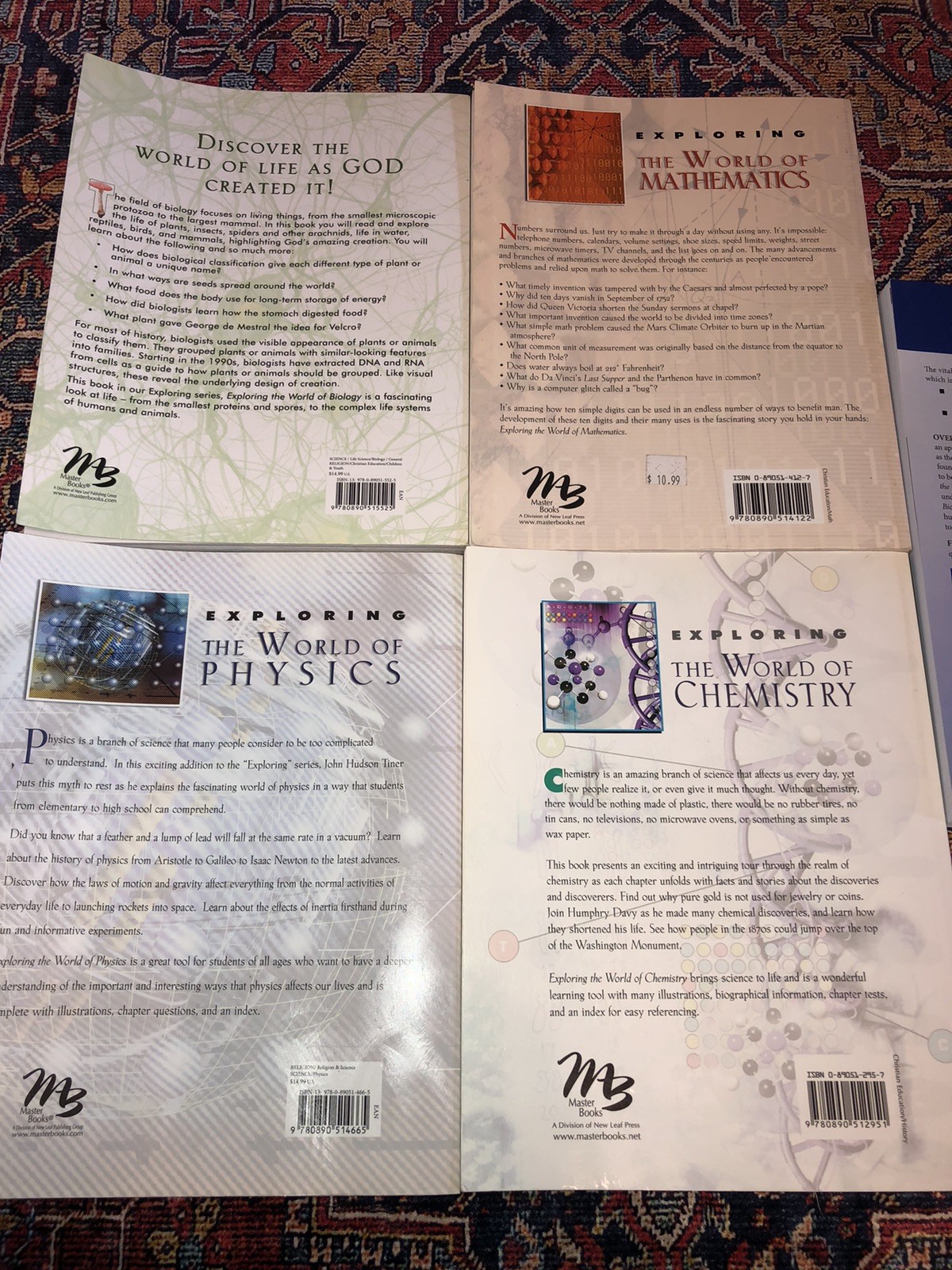 Survey of Science History & Concepts High School Curriculum Set Master Books