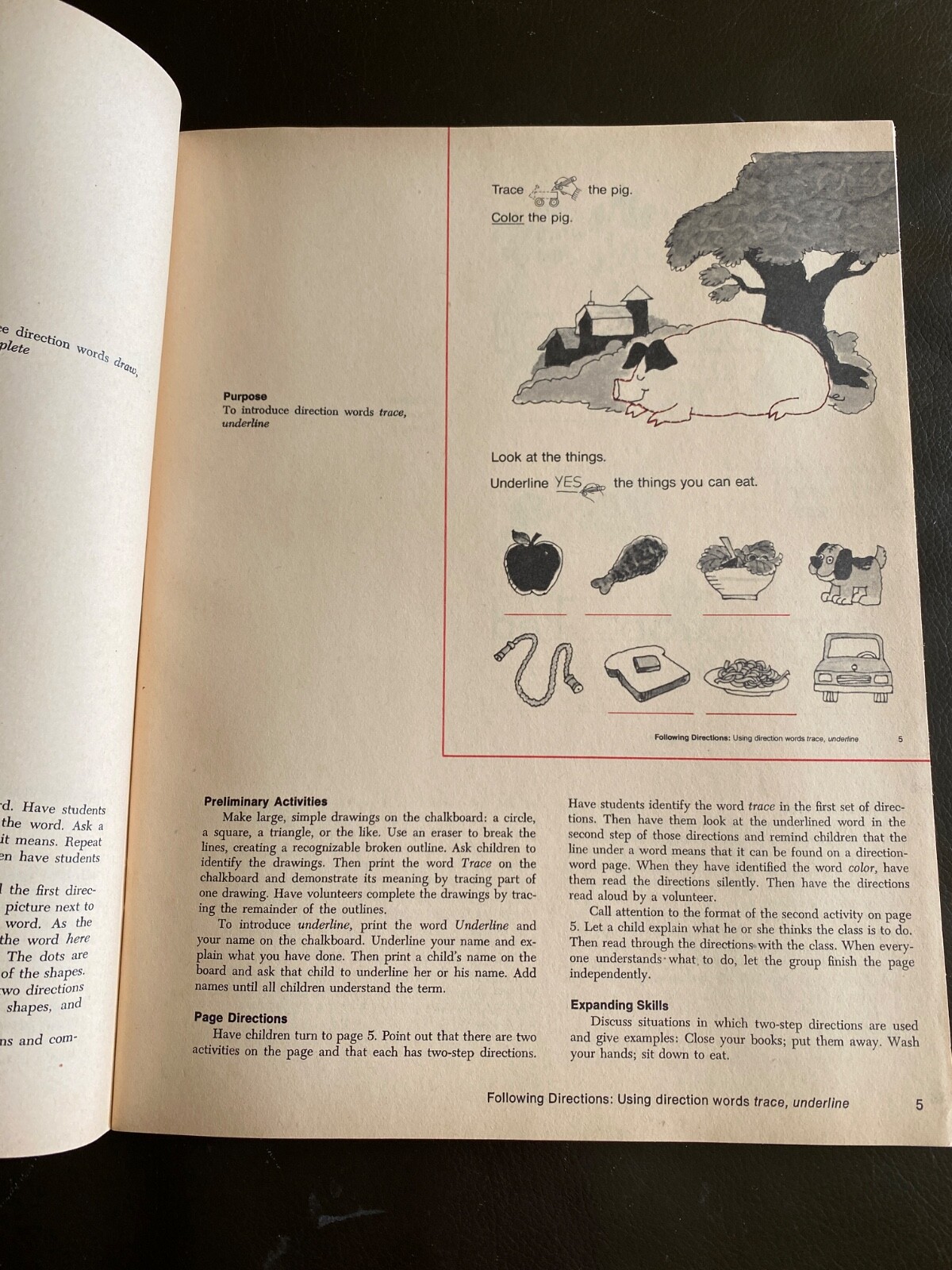 Vintage 1981 Teacher’s Edition Comprehension We Use Book A Rand McNally