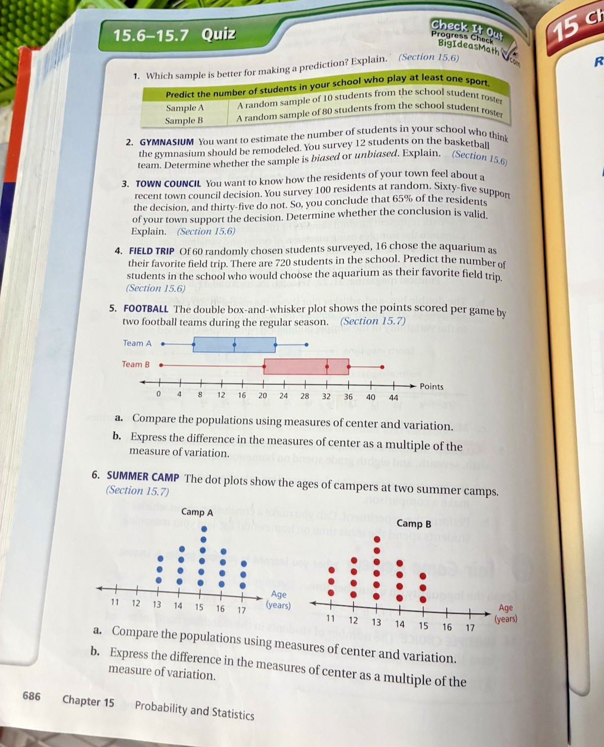 Big Ideas Math Advanced 2 A C – GOOD