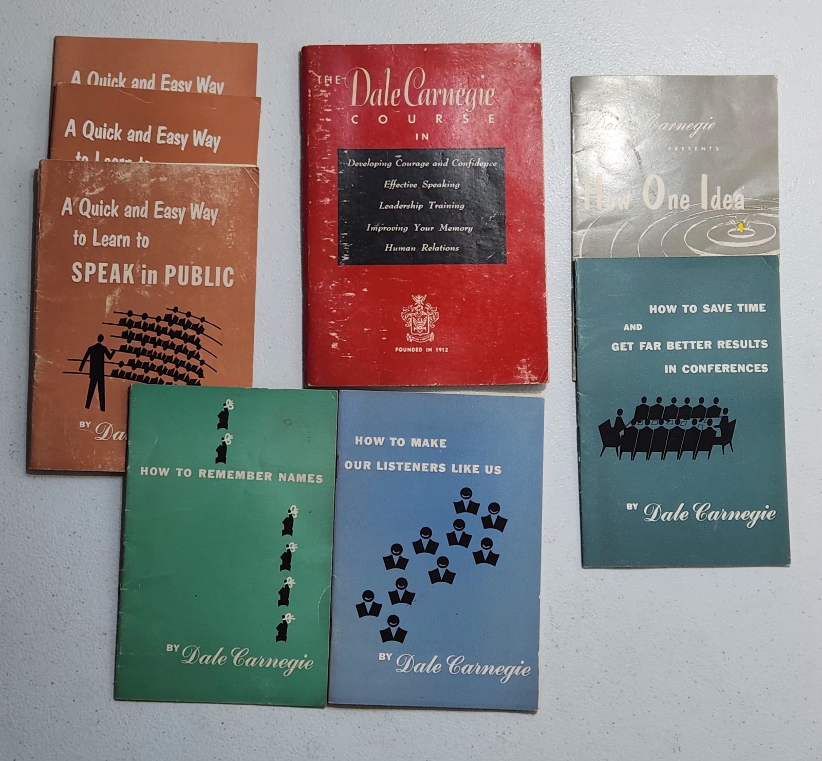 Dale Carnegie How to Booklets Set of 7