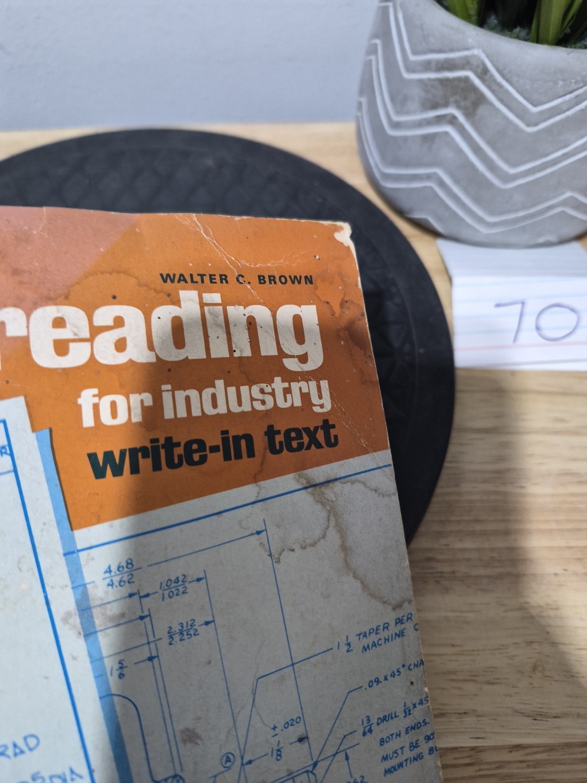 Blueprint Reading for Industry by Walter Brown 1972 Goodheart Willcox