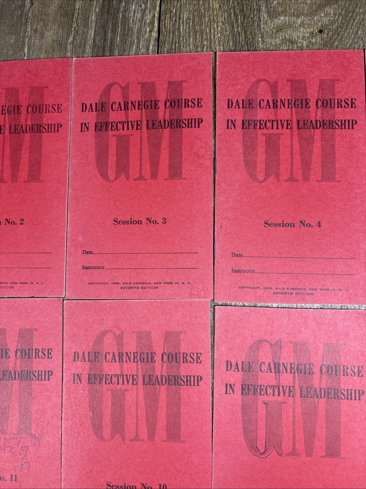 Vtg Dale Carnegie Course Effective Leadership Participant Manuals Booklets
