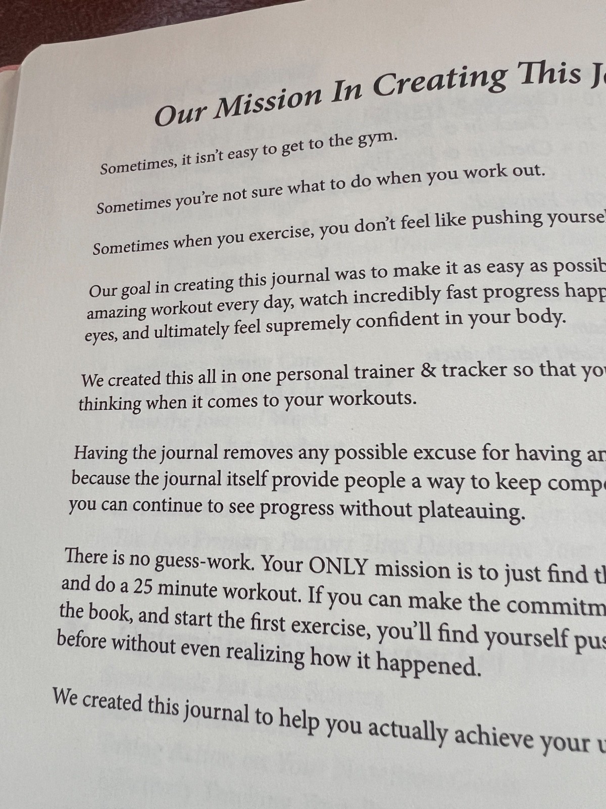 ORANGE BADSS BODY GOALS JOURNAL: BOOTY SHAPING & RESISTANCE TRAINING NEW