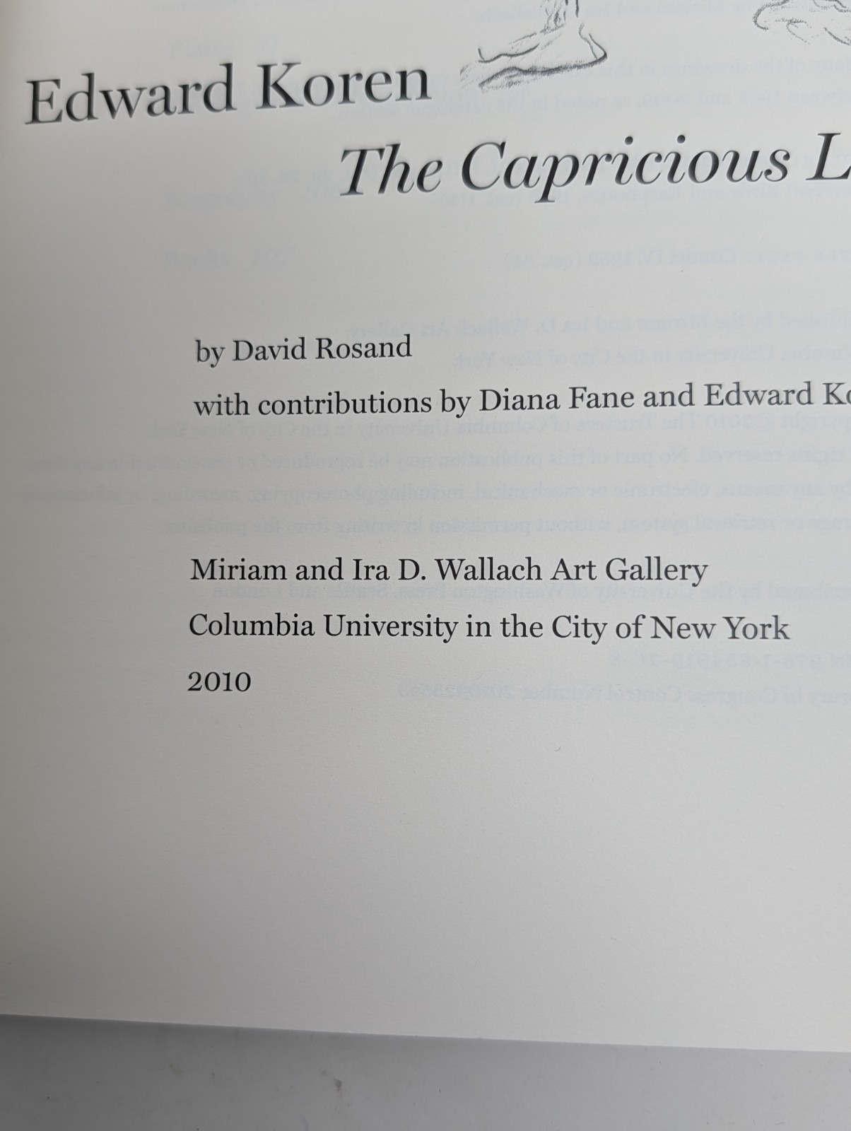 Edward Koren: The Capricious Line – Rosand, David