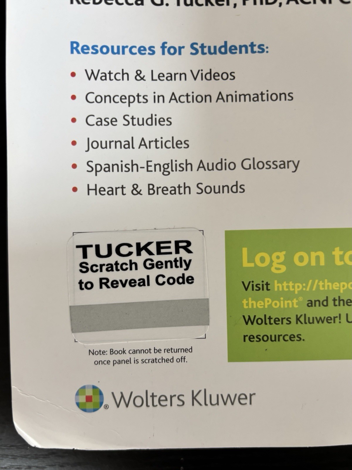 Karch’s Focus on Nursing Pharmacology by Rebecca Tucker w/ ACCESS CODE
