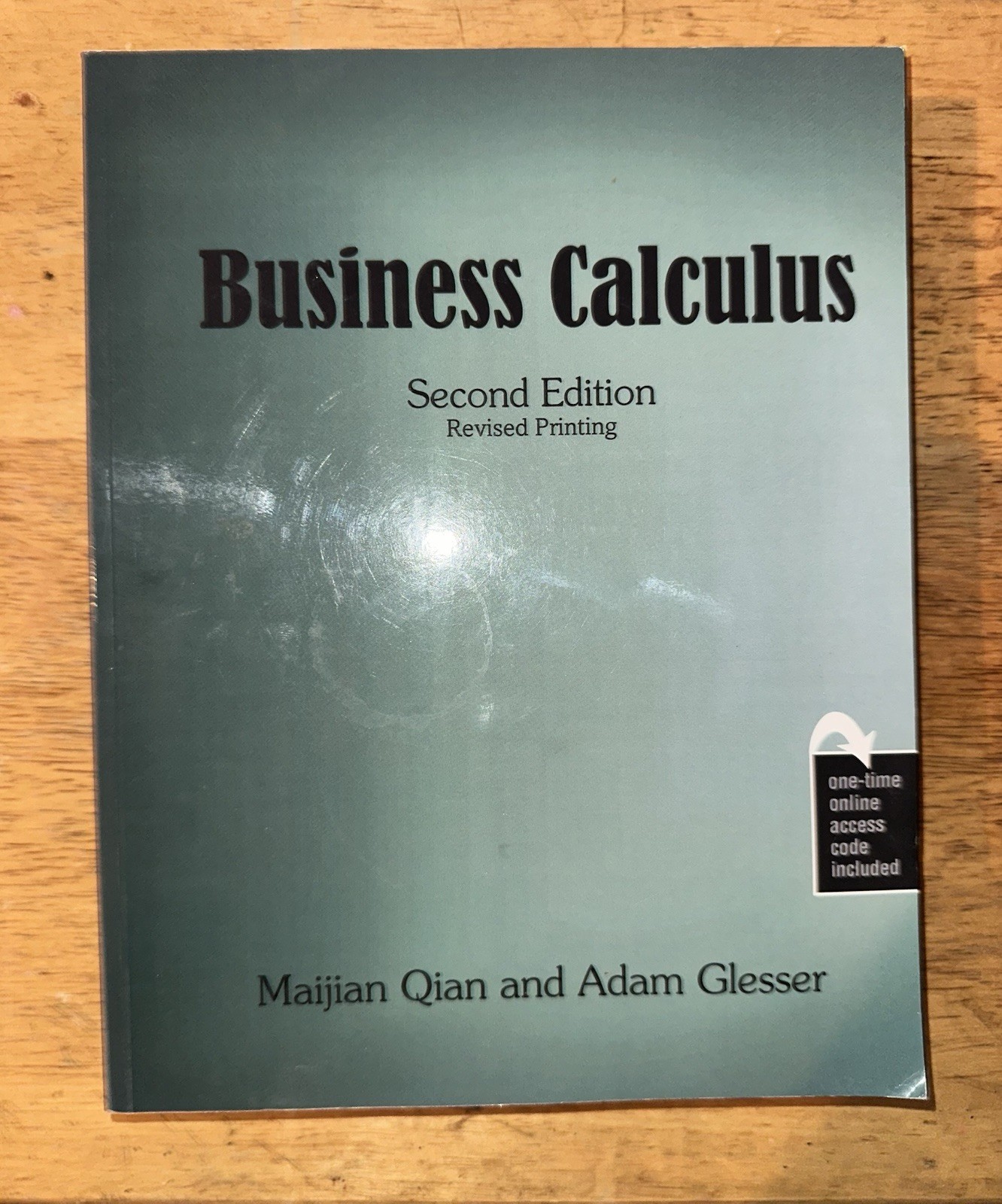 Business Calculus by Adam Glesser and Maijian Qian (2019, Print, Other)