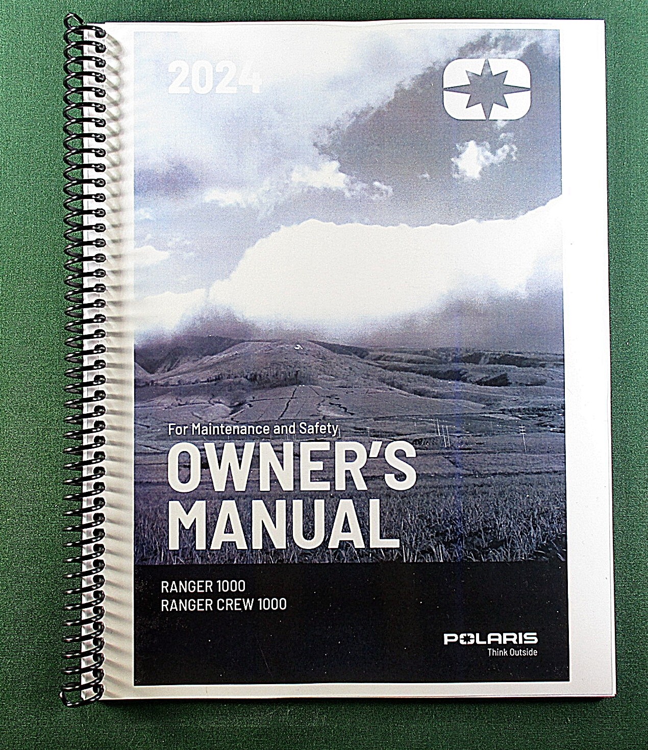 2024 Polaris Ranger 1000 Owner’s Manual: Full Color & Protective Covers!