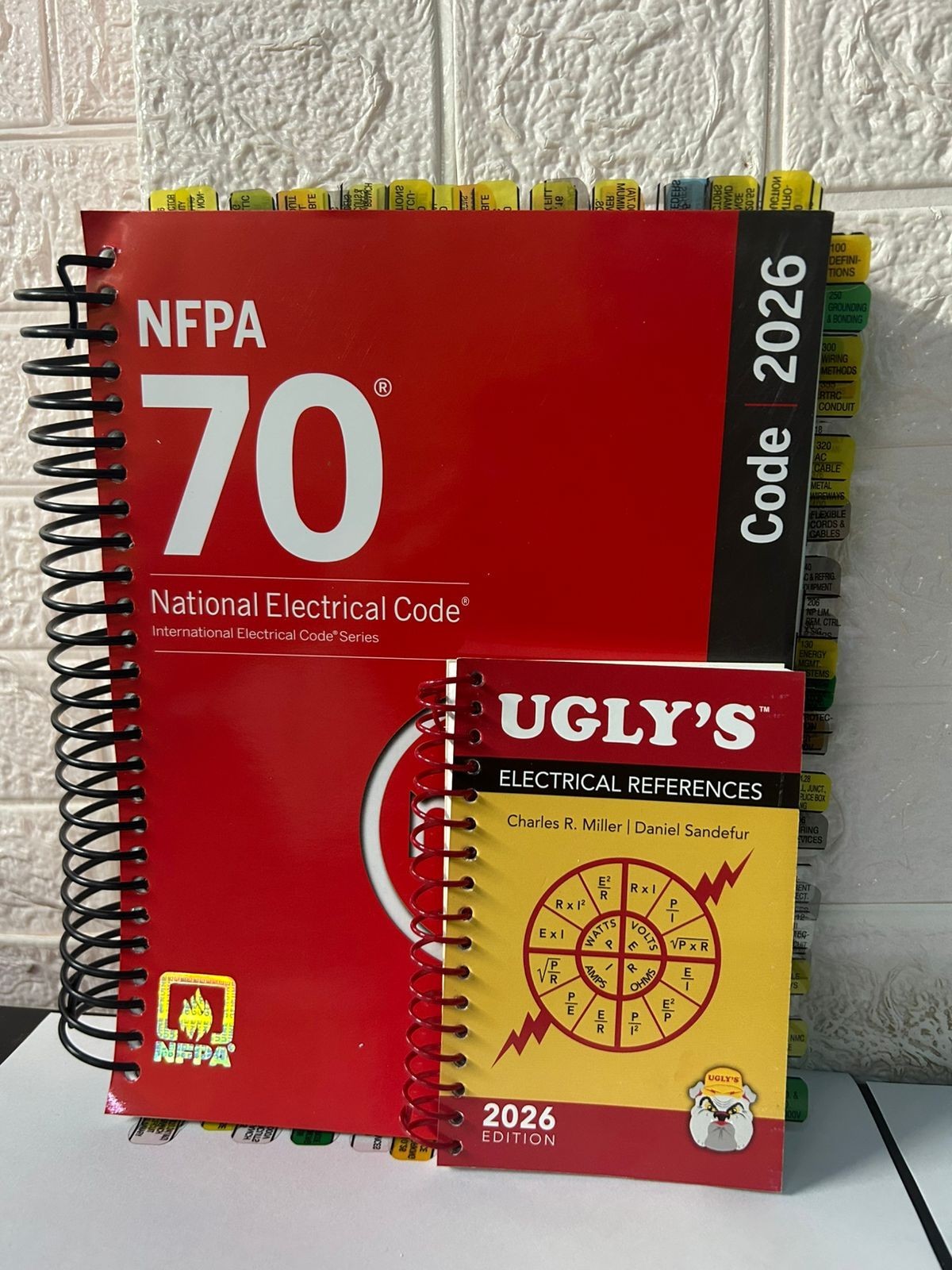 Tabbed & Highlighted NFPA 70, National Electrical Code 2026 Spiralbound & UGLY