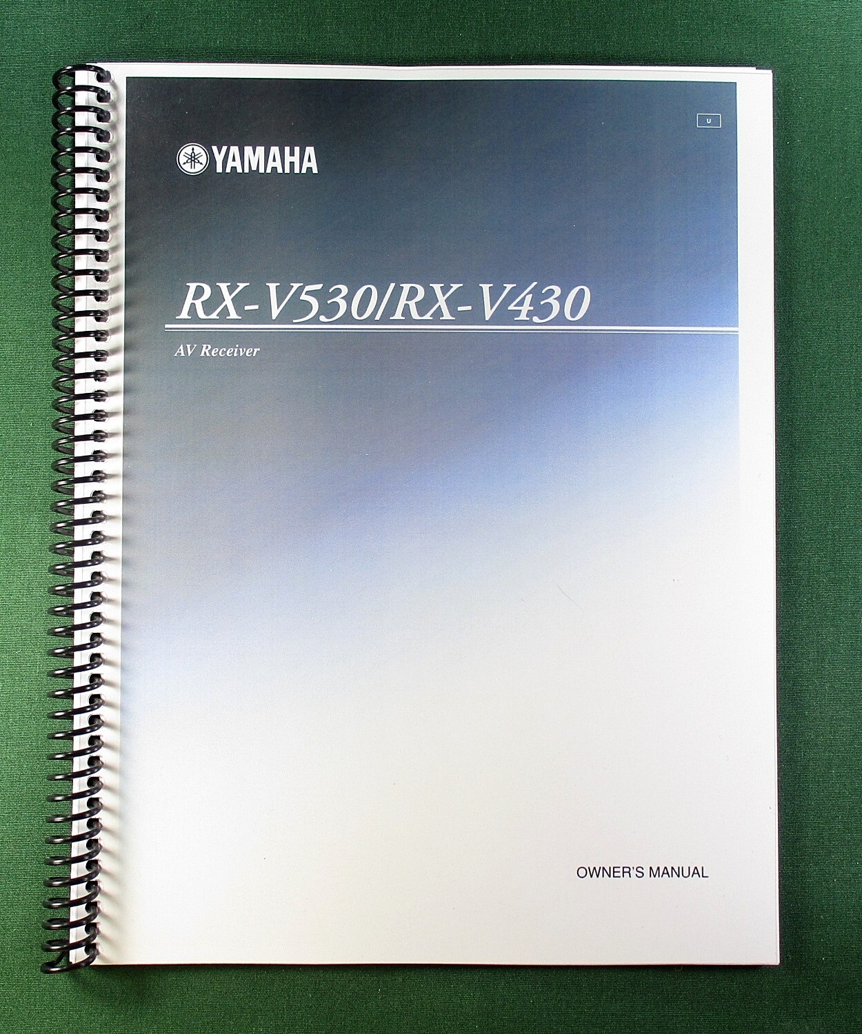 Yamaha RX-V530 / RX-V430 Instruction Manual: 67 Pages & Protective Covers!