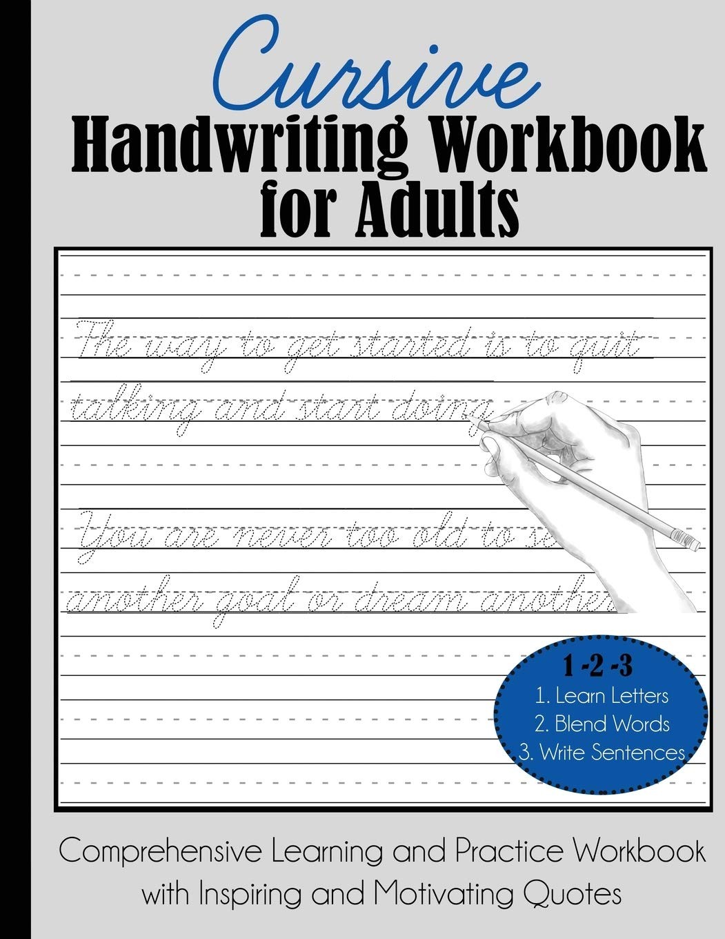 Cursive Handwriting Workbook for Adults: Comprehensive Learning and Practice…