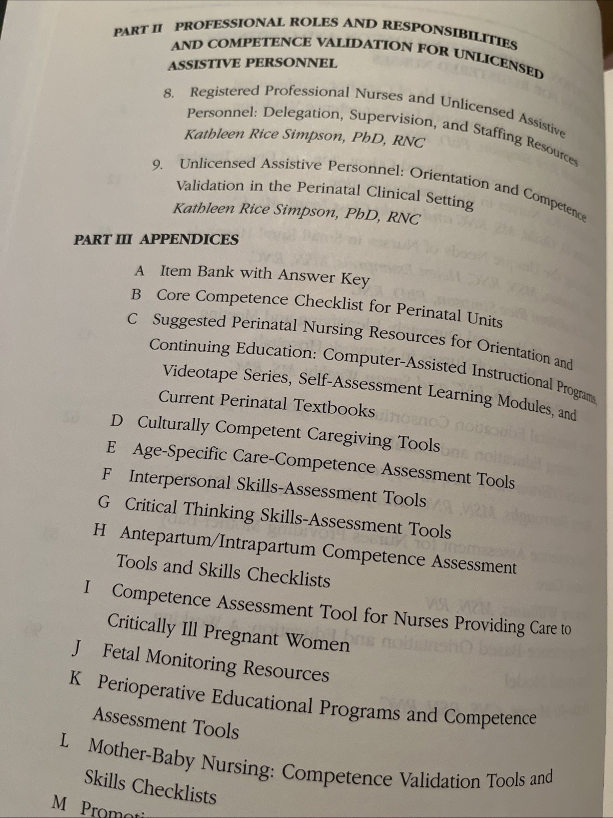 Lippincott AWHONN Competence Validation 1st Edition by Simpson & Creehan