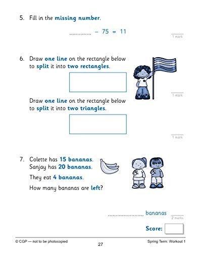 KS1 Maths 10-Minute Weekly Workouts – Year 2: perfect for catch-up and learning