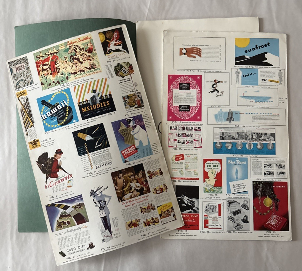 COMMERCIAL DESIGN-LOT of FIVE VINTAGE TEXTBOOKS-1940s