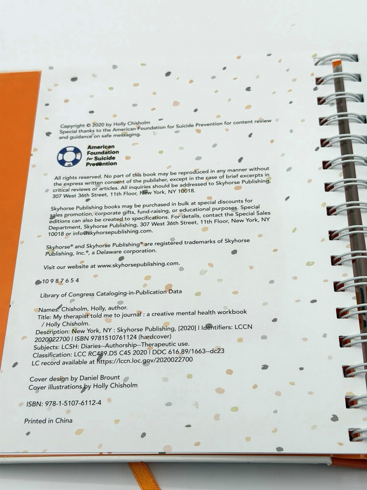 My Therapist Told Me to Journal: A Creative Mental Health Workbook – Brand New