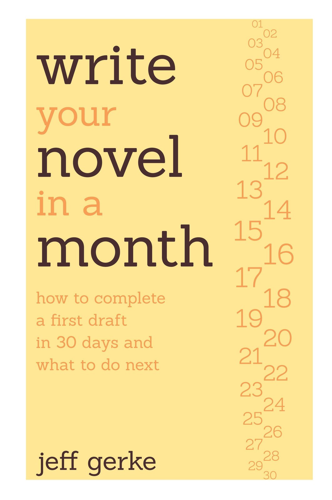 Write Your Novel in a Month: How to Complete a First Draft in 30 Days and What t