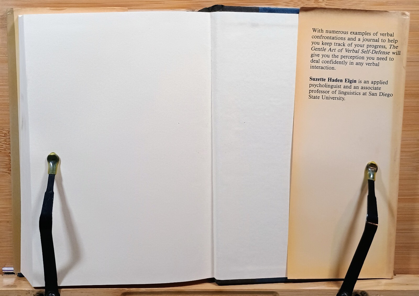 Gentle Art of Verbal Self-Defense by Suzette Haden Elgin (1985, Hardcover)