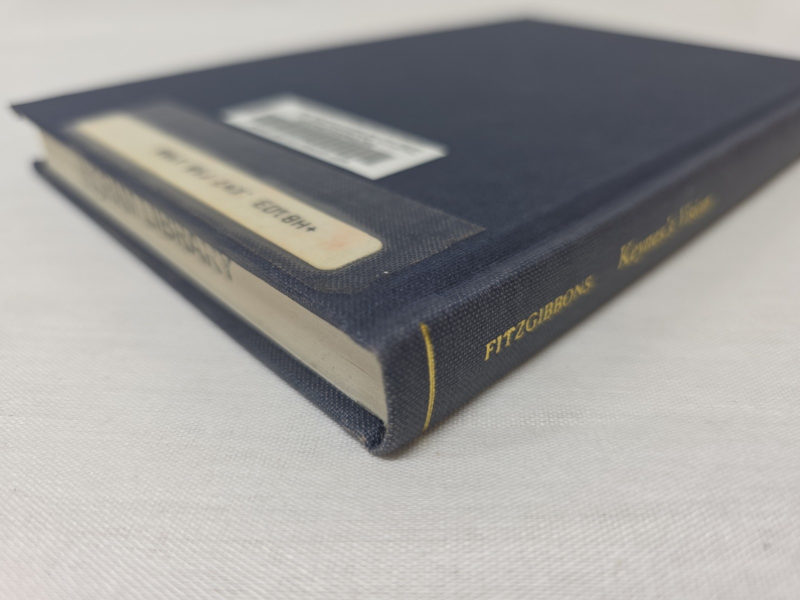 Keynes’s Vision: A New Political Economy (Clarendon) By Fitzgibbons Ex-Library