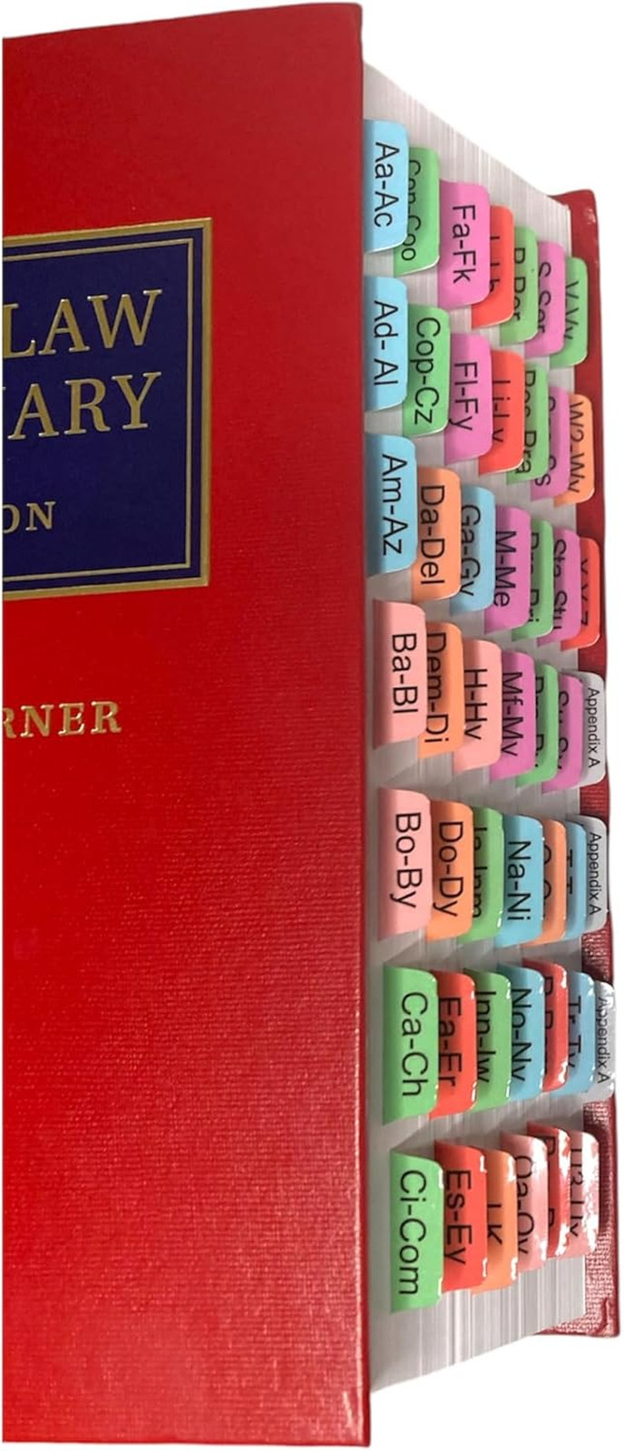 Book Tabs for Black’S Law Dictionary 12Th Edition (Standard Edition). Laminated,