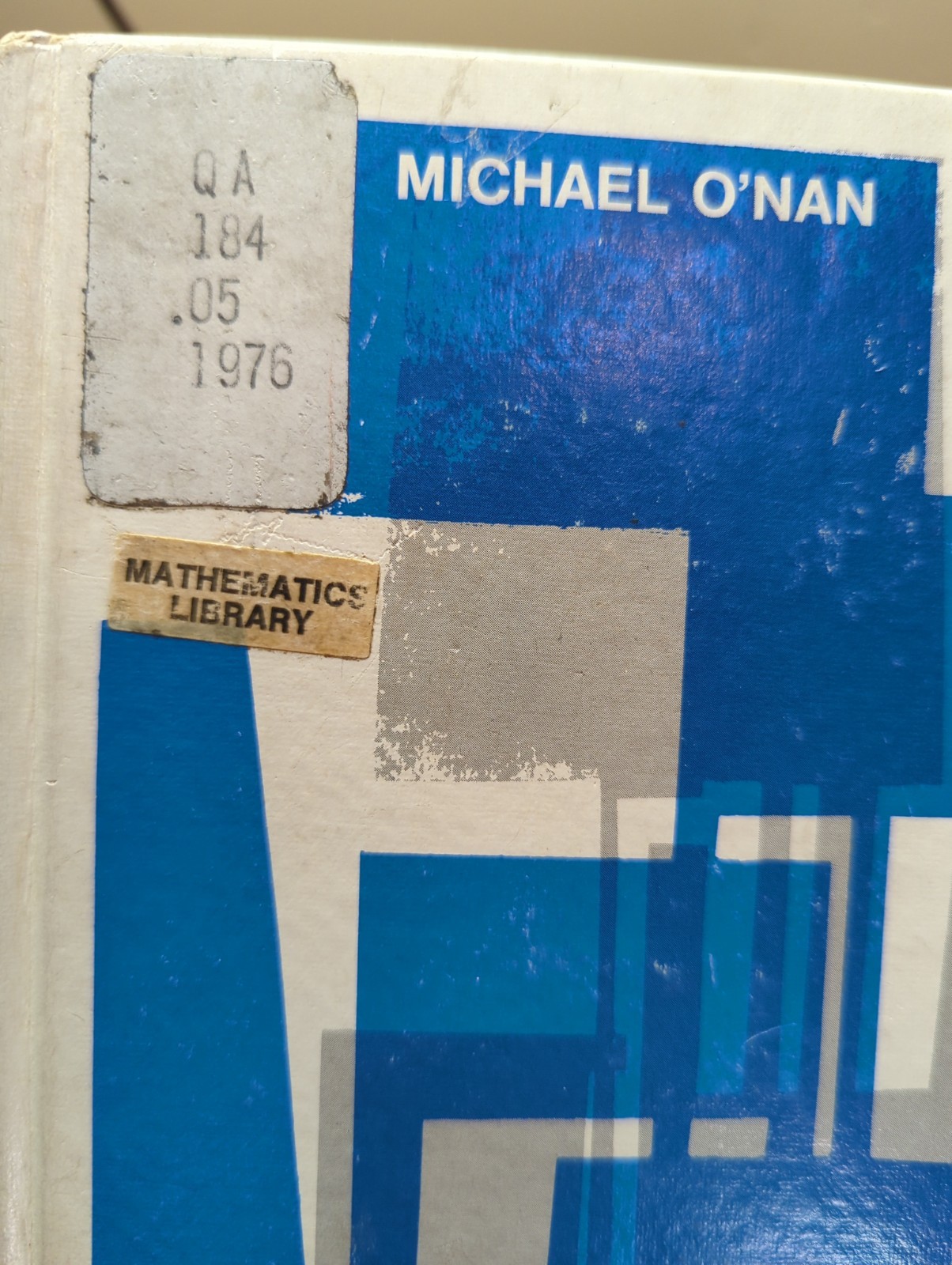 Linear Algebra 2 Edition Harcourt Brace Jovanovich 1976