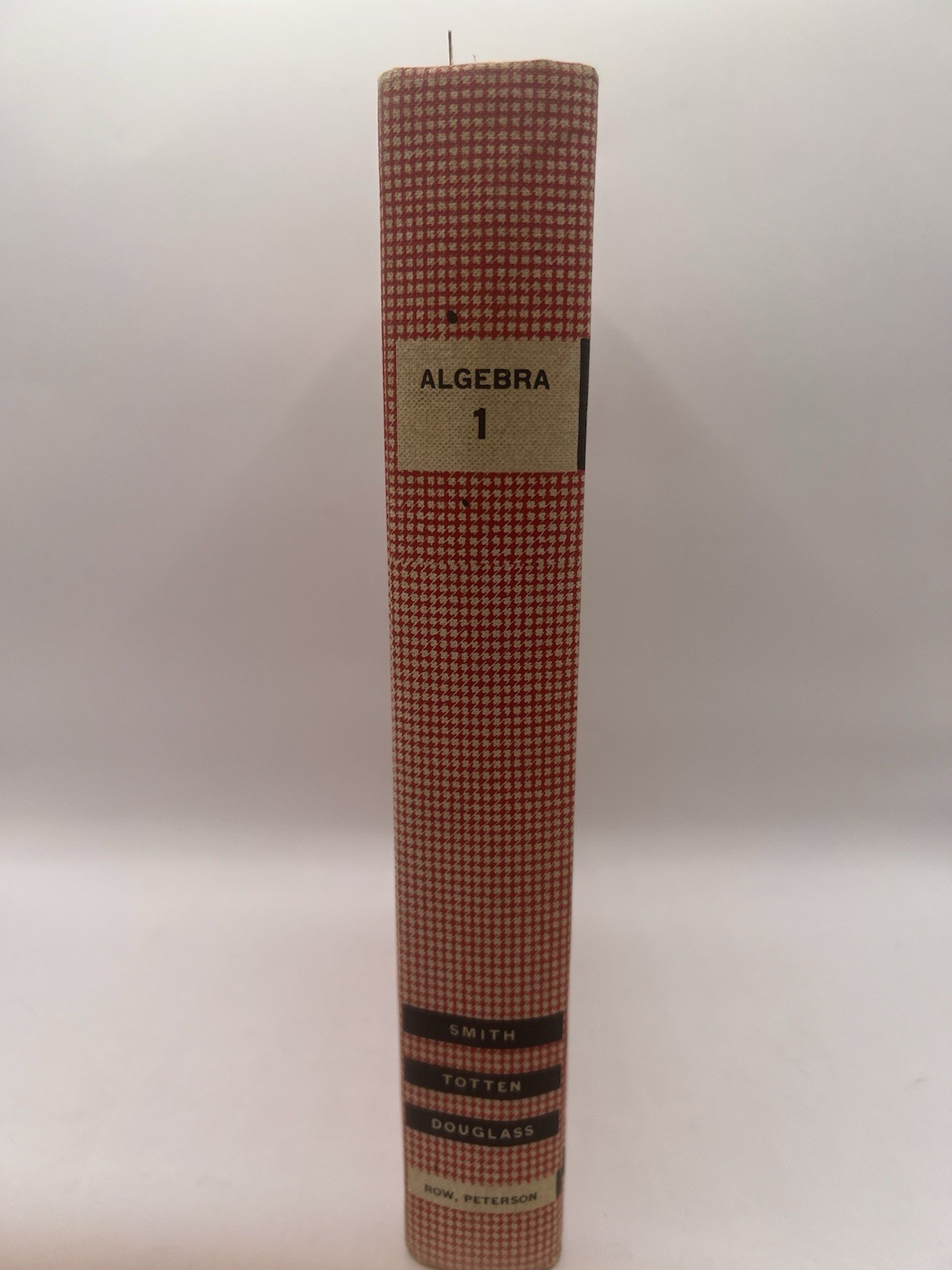 1955 Algebra 1 Textbook Lucy Ozone Row Peterson Mid-Century Illustrated Math