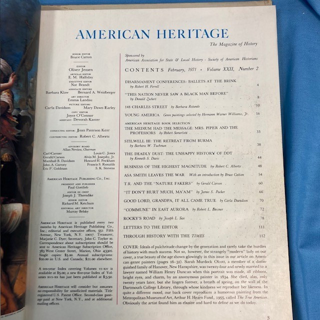 American Heritage, Hardcover Books, Apprx 100 pages each, 1970 – 1973 “YOU PICK”