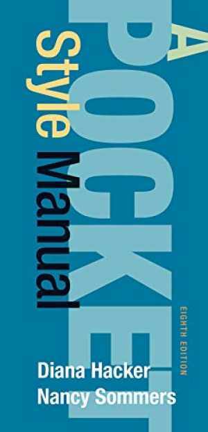 A Pocket Style Manual – Spiral-bound, by Hacker Diana; Sommers Nancy – Good