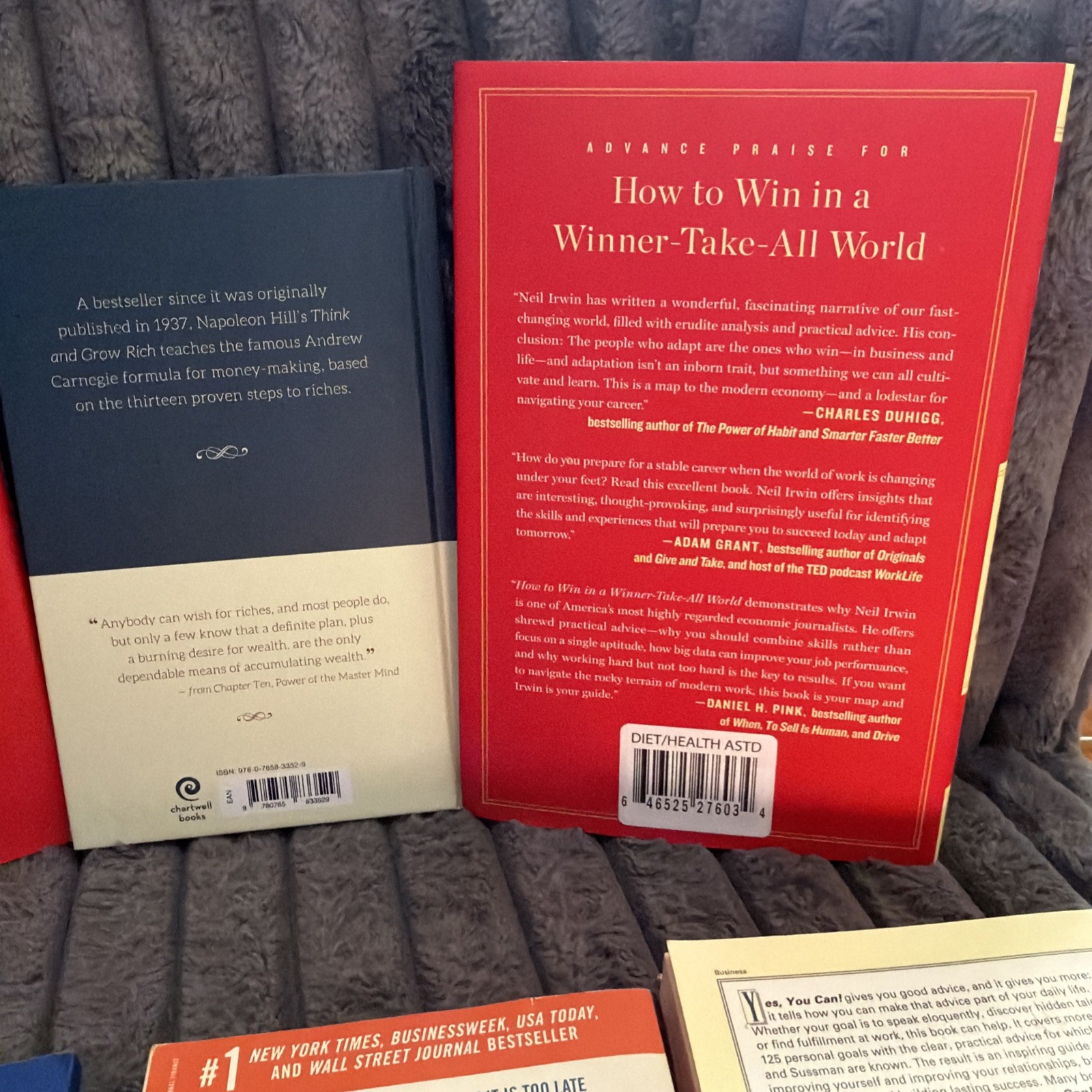 Large Bundle Of Self Help, Get Rich, Better Yourself Books Hardcover & Paperback