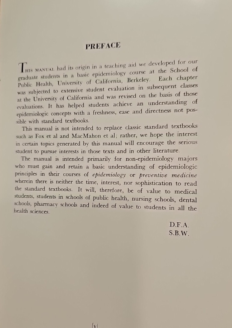 EPIDEMIOLOGY FOR THE HEALTH SCIENCES: A PRIMER ON By Donald F. Austin & S. VG